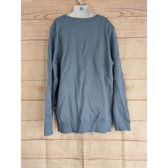 Disney's Stitch Lilo and Stitch Graphic Sweater XL Blue Long Sleeve Christmas - Picture 2 of 8